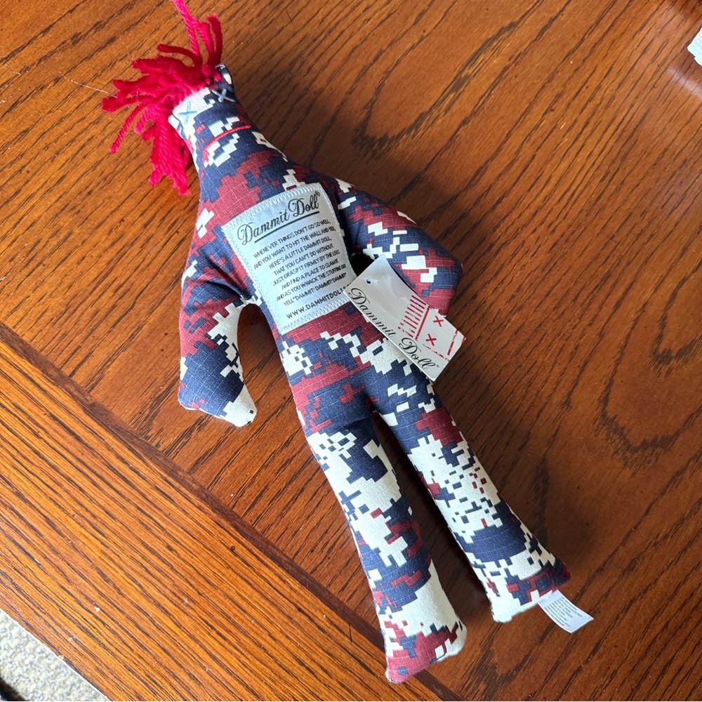 NEW Dammit Doll Plush Toy Stress Relief Gag Gift 13" NWT digital Camouflage Camo
